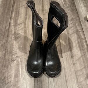 Bogs Black Kids Rain Boots